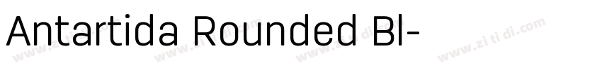 Antartida Rounded Bl字体转换